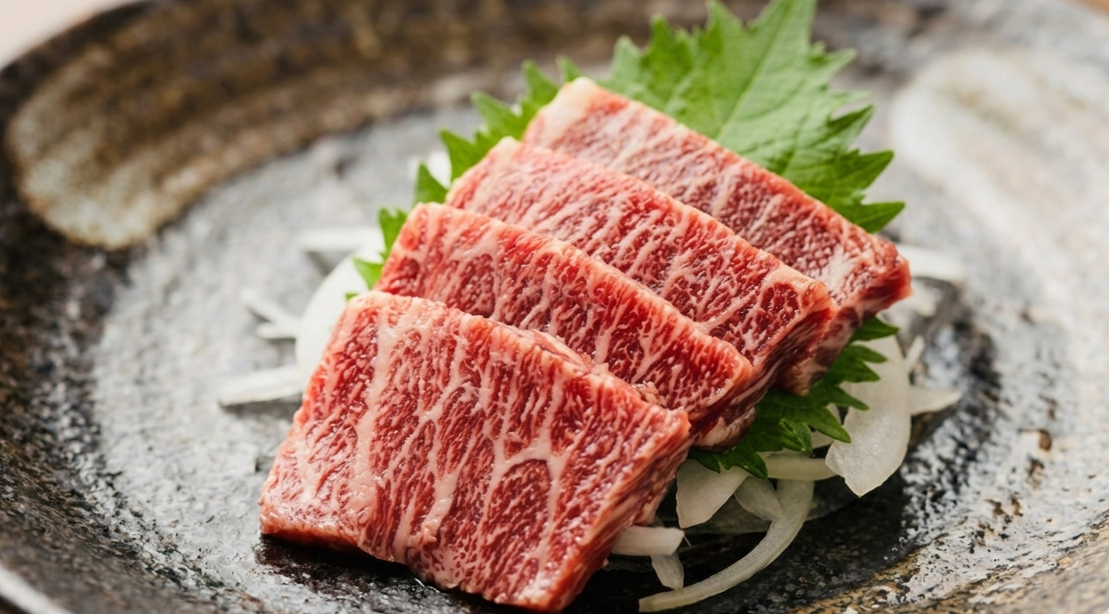 霜降り馬刺し｜サンカクバラ
